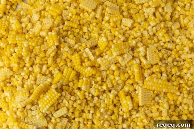 How to Freeze Sweet Corn for Peak Flavor and Freshness 2 sweet corn cut off of the cob