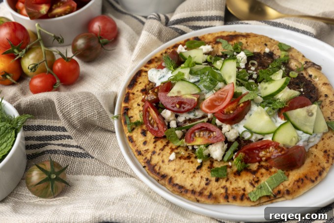 Authentic Gyro Pita Bread Recipe for Soft, Fluffy Pitas 2 Gyro pita on plate