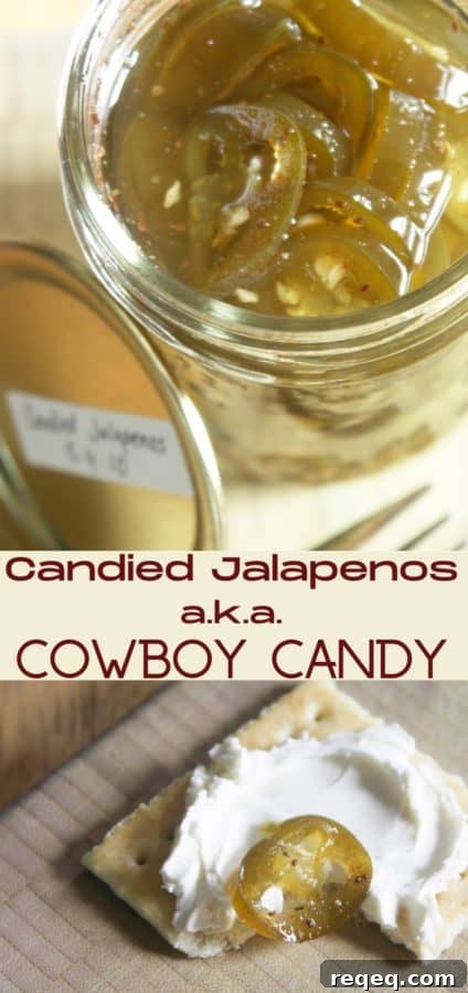 Sweet, spicy Candied Jalapeno