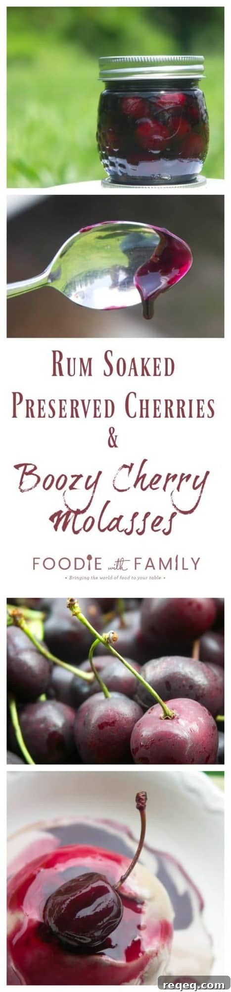 Rum-Soaked Cherries and Cherry Molasses Recipe 3 Rum Soaked Preserved Cherries and Boozy Cherry Molasses