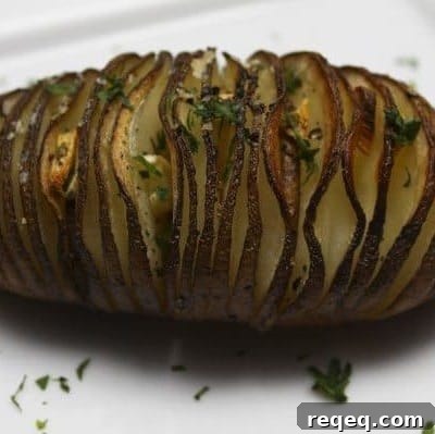 Garlic Butter Hasselback Potatoes with Crispy Edges 2 img 5743 3
