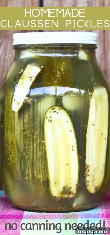 Copycat Claussen Pickles Recipe: Crisp Refrigerator Pickles You Can Make at Home 8 Claussen Pickles are kosher dill pickles at their crunchiest, saltiest best!