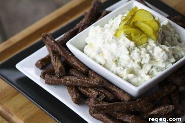 Creamy Dill Pickle Dip Recipe for Parties and Snacking 4 img 8294 3