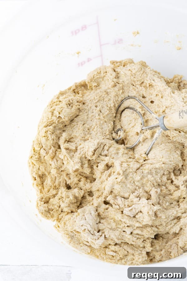 No-Knead Whole Wheat Pizza Dough Recipe for Crispy Crust 5 This whole wheat pizza dough yields our family's favourite pizza crust; crispy and chewy, flavourful crust that holds up to anything you put on it.