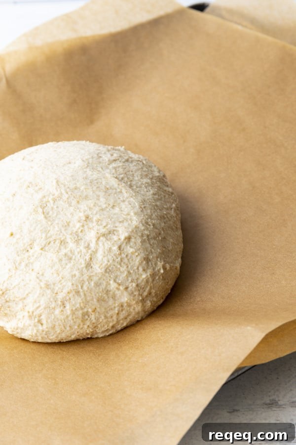 No-Knead Whole Wheat Pizza Dough Recipe for Crispy Crust 8 This whole wheat pizza dough yields our family's favourite pizza crust; crispy and chewy, flavourful crust that holds up to anything you put on it.