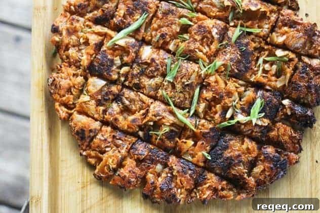 Kimchijeon on a cutting board