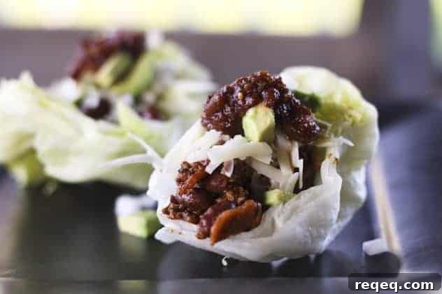 smoky salsa beef and bean lettuce cups1 img 8894 1