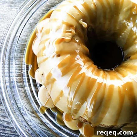 Pumpkin Spice Cake with Maple Frosting and Cider Caramel Drizzle 5 Pumpkin spice Cake with Maple Glaze and Cider Caramel